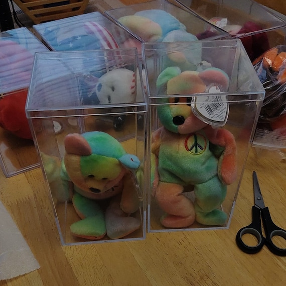 Collector TY Beanies Peace Bear