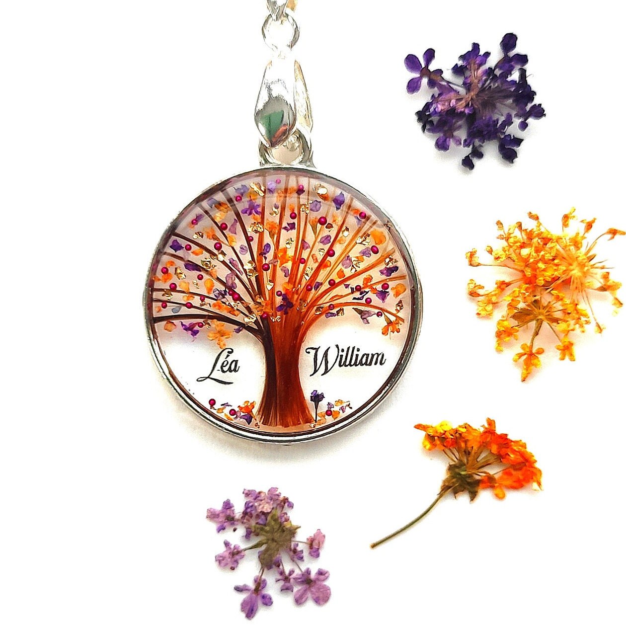 Creative Tree Of Life Magnifying Glass Necklace Women's - Temu