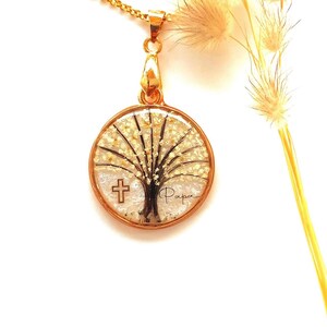Personalizable Tree of Life with locks of hair or fur, pendant, necklace, key ring, decorative jewellery image 18