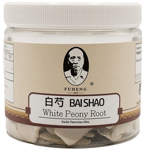 BAI SHAO - 白芍 - White Peony Root - FUHENG福恒 - Since 1905 - 100g
