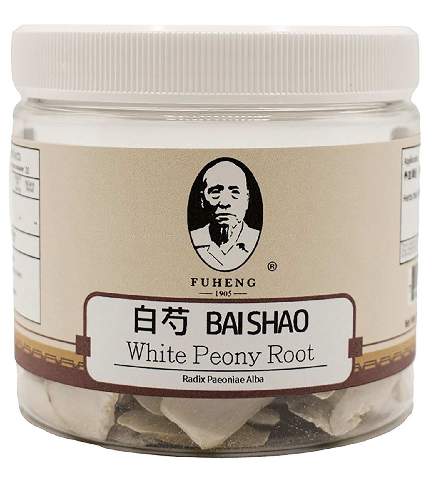 BAI SHAO - 白芍 - Weiße Pfingstrose Wurzel - FUHENG福恒 - Seit 1905 - 100g