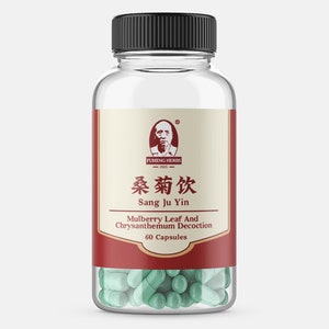 Fuheng - Sang Ju Yin - 桑菊飲 - 胶囊 - Mulberry Leaf And Chrysanthemum Decoction - FUHENG福恒 - Since 1905 - 60 pills