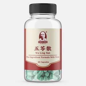Fuheng - Wu Ling San - 五苓散 - 胶囊 - Five-Ingredient Formula With Poria - FUHENG福恒 - Since 1905 - 60 pills