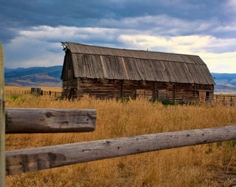 Grange en bordure de route, Montana