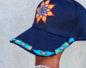 Perlen handgemachte Baseballmütze, Baumwollmode Hut, trendige Statement Hut Geschenk für sie