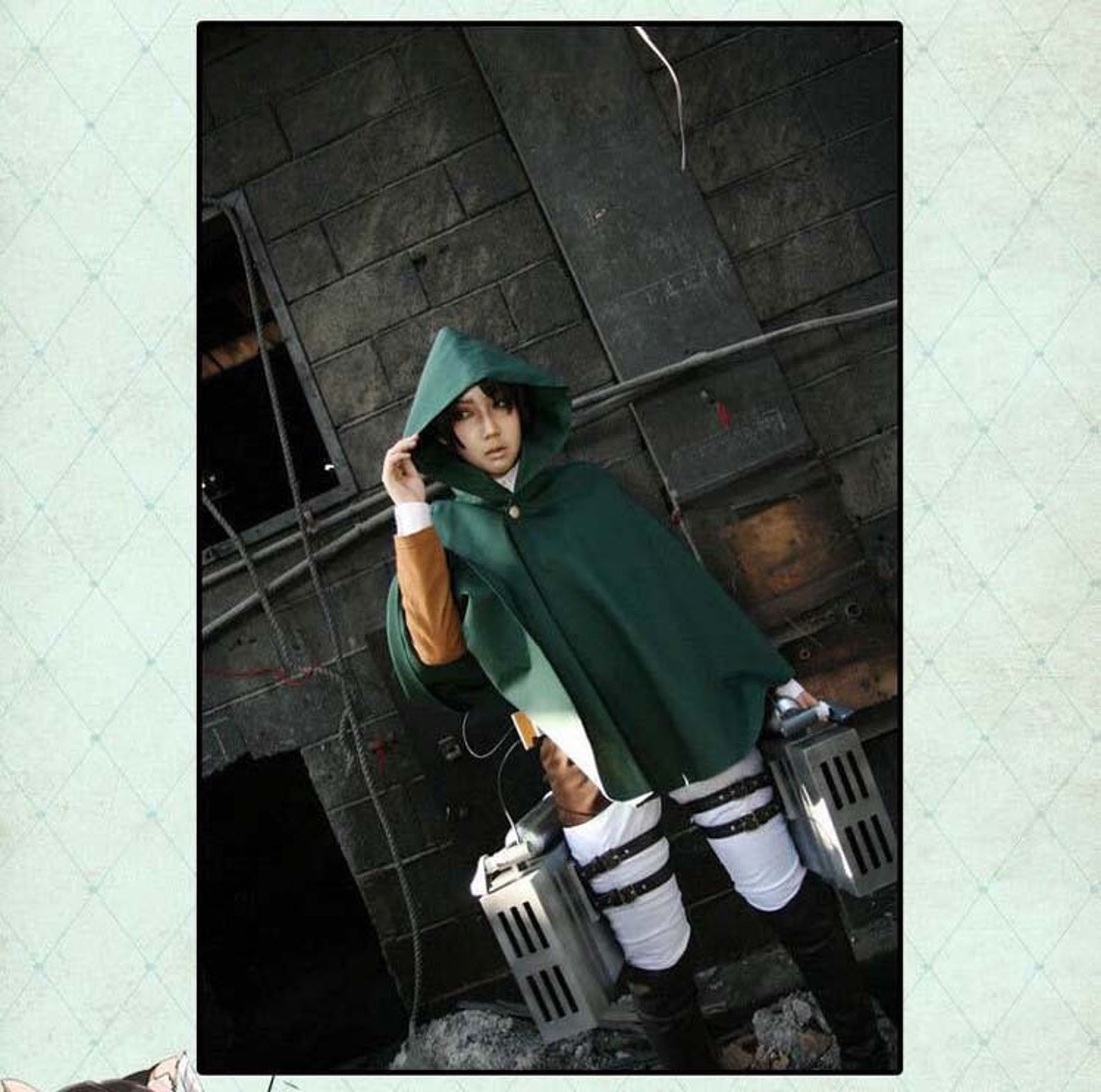 PLUSH Attack on Titan Hoodie Cape AOT Cloak Hooded Cape Etsy