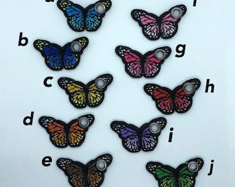 Roller Skate Accessories Butterflies multiple colors - Sold in Singles - Eyelet Shoe Laces