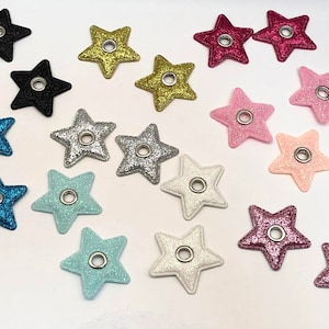 Stars Rollschuh-Turnschuhe Zubehör mehrere Farben - Verkauft in Singles - Eyelet Schnürsenkel
