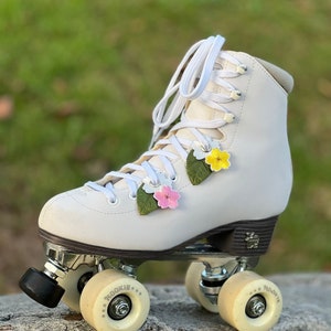 3 Farbe Daisy Leaf Ösen Rollschuh Zubehör - Eyelet Schnürsenkel