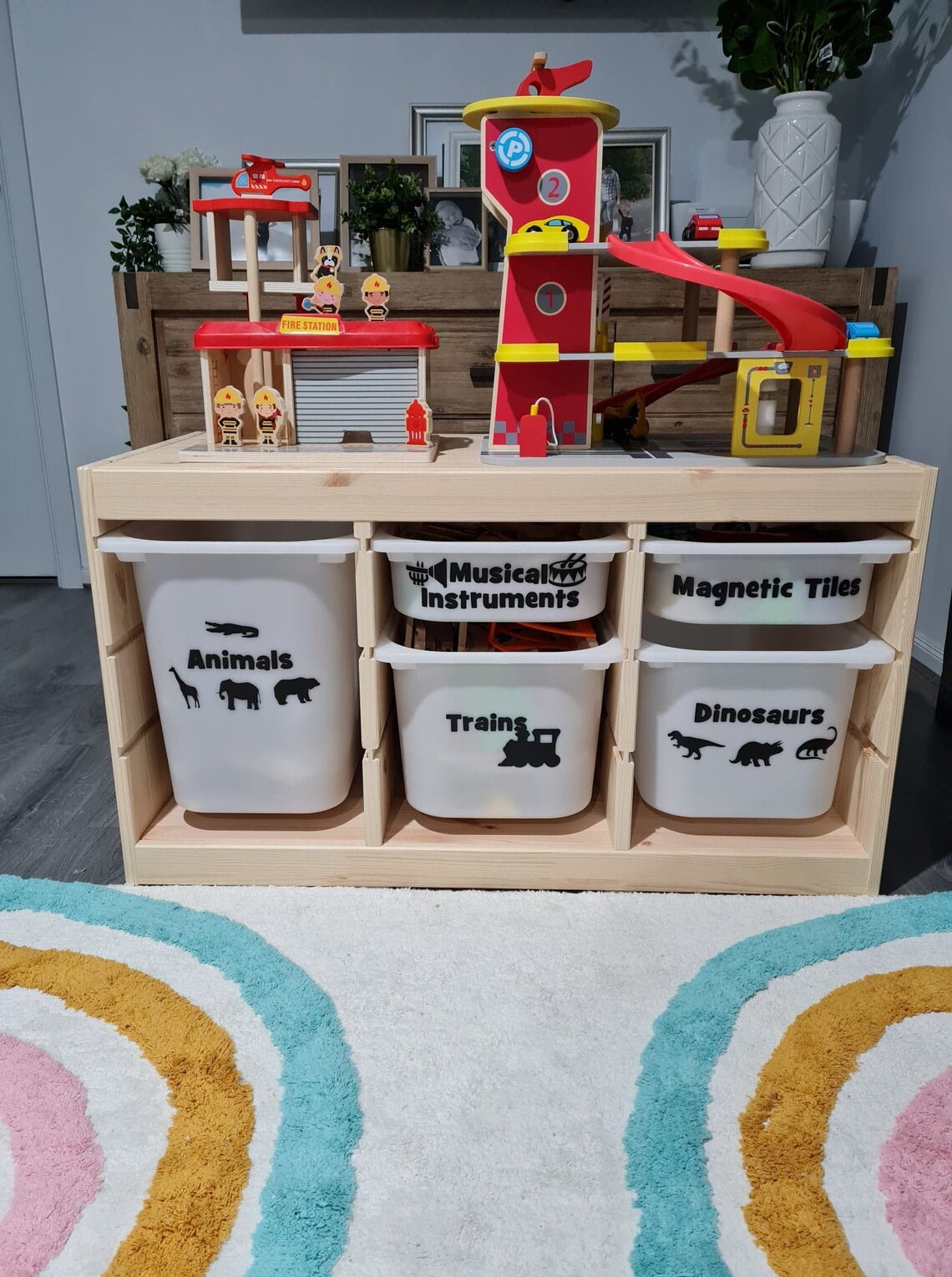 Toy Box Decals SVG, Vinyl Decals, Toy Storage, Toy Organisation