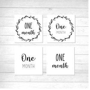 Calcomanías SVG de Baby Milestone, Prop fotográfico para recién nacidos, Accesorio de foto para bebés, Hitos mensuales, Círculos de hitos, Regalo de baby shower, Calcomanías de vinilo