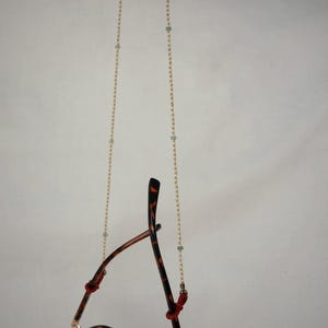 Boho Dainty Sunglass Chain | Trendy Statement Eyewear Accessory | Handmade Beaded Glasses Chain for Women | Festival & Everyday Style