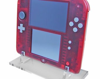Display stand for Nintendo 2DS handheld console - Crystal Clear | ZedLabz