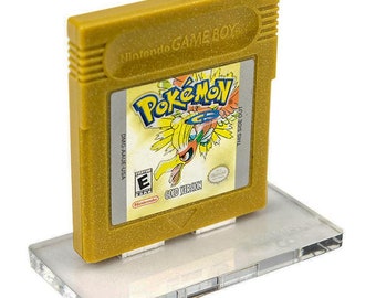 Cartridge display stand for Nintendo Game Boy Color cart - Crystal Clear | ZedLabz