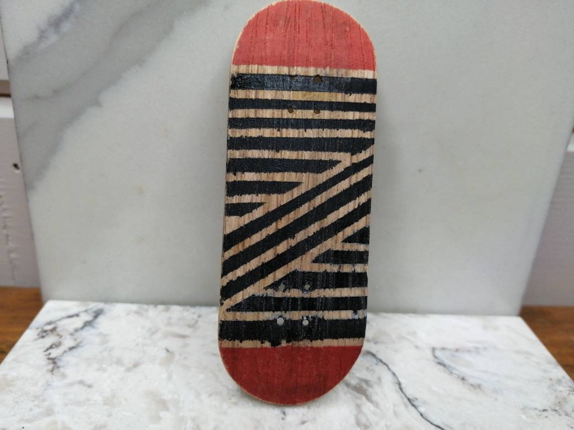 Compass fingerboards 34mm hand painted fingerboard deck Etsy