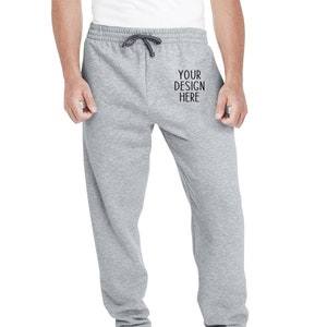 Custom Unisex Sweatpants Design Your Own Personalized Joggers for Men Printed Picture Logo Text Sweat Pants with Pockets