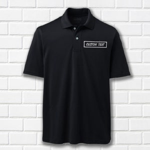 Men&#39;s Custom Golf Shirt. Custom Embroidered Polo Shirt/Golf Shirt | Logo Design Art Artwork Digitize