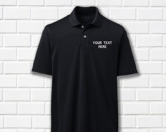 Men's Custom Golf Shirt. Custom Embroidered Polo Shirt/Golf Shirt 100% Polyester Embroidery Short sleve great quality collar