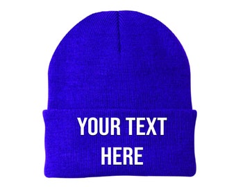 Custom Made Personalized snow cap logo Beanie cap Ski cap Snow cap Logo Embroidered | Any logo design artwork Custom stitched Personalized