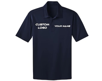 Custom Logo Company Shirt – Polyester Embroidered Polo for Staff