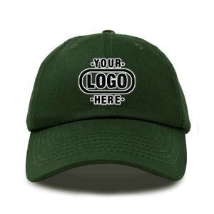Embroidered Logo Hat Custom embroidered logo hat Dad Bachelorette Party Hats  | Dad Hat Unisex Unstructured Unisex Low Profile
