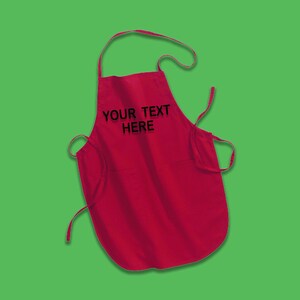 Personalized Apron Embroidered Chef Any Name Design Add a Name, premium quality apron with embroidery, great gift personalized apron