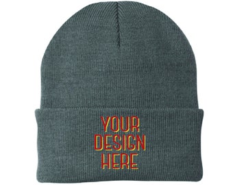 Winter Hat Beanie for Men & Women Custom Personalized Text Acrylic Beanie Cap Hat