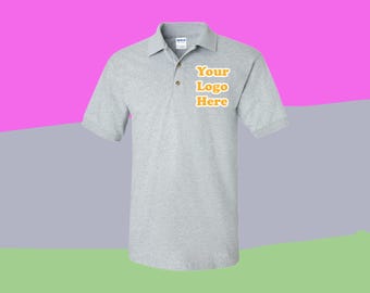 Soft Cotton Polo Shirt Office Ready Breathable Short Sleeve Business Style for Men