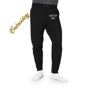 Custom Sweatpants Etsy