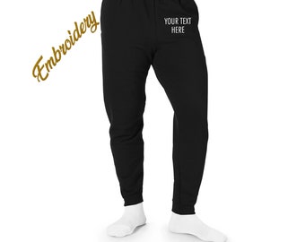 Custom Sweatpants for Women/Men&#39;s Unisex Design Your Own Joggers Add Personalized Text Image Baggy Workout Running Pants with Pockets