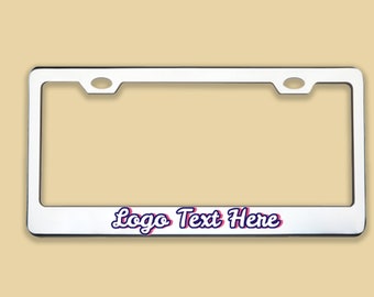 Your custom text plate frame, license plate holder car tag frame, car plate frame, customizable personalized