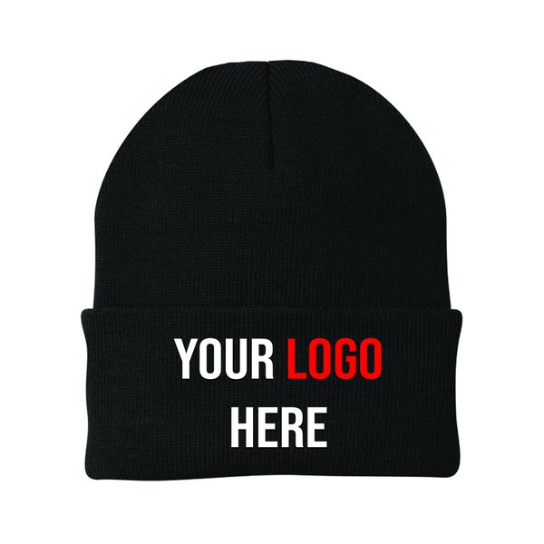 Embroidered customized artwork design beanie cap Ski cap Snow cap Logo Embroidered | Any logo design artwork Custom stitched Personalized