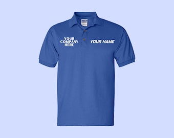 Breathable Polo Shirt for Men or Women Soft Cotton Business Casual Workwear Style