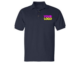 Custom Polos Personalized business casual golfing golf tee Embroidered Logo custom text Embroidery Name Cotton Golf Shirt for Men and Women
