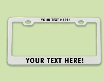 Marcos de matrícula personalizados para coches, marcos de matrícula personalizados, placas de matrícula personalizadas para coche, marcos de matrícula