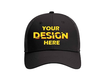 Cappello con toppa ricamata personalizzata / Cappellino da camionista in rete / Design personalizzato