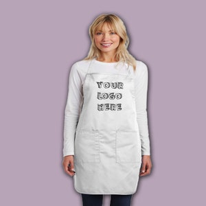 Customized Aprons for Women Custom Aprons for Women with Your Own | Apron Grill Chef Gift Cooking cover with pockets