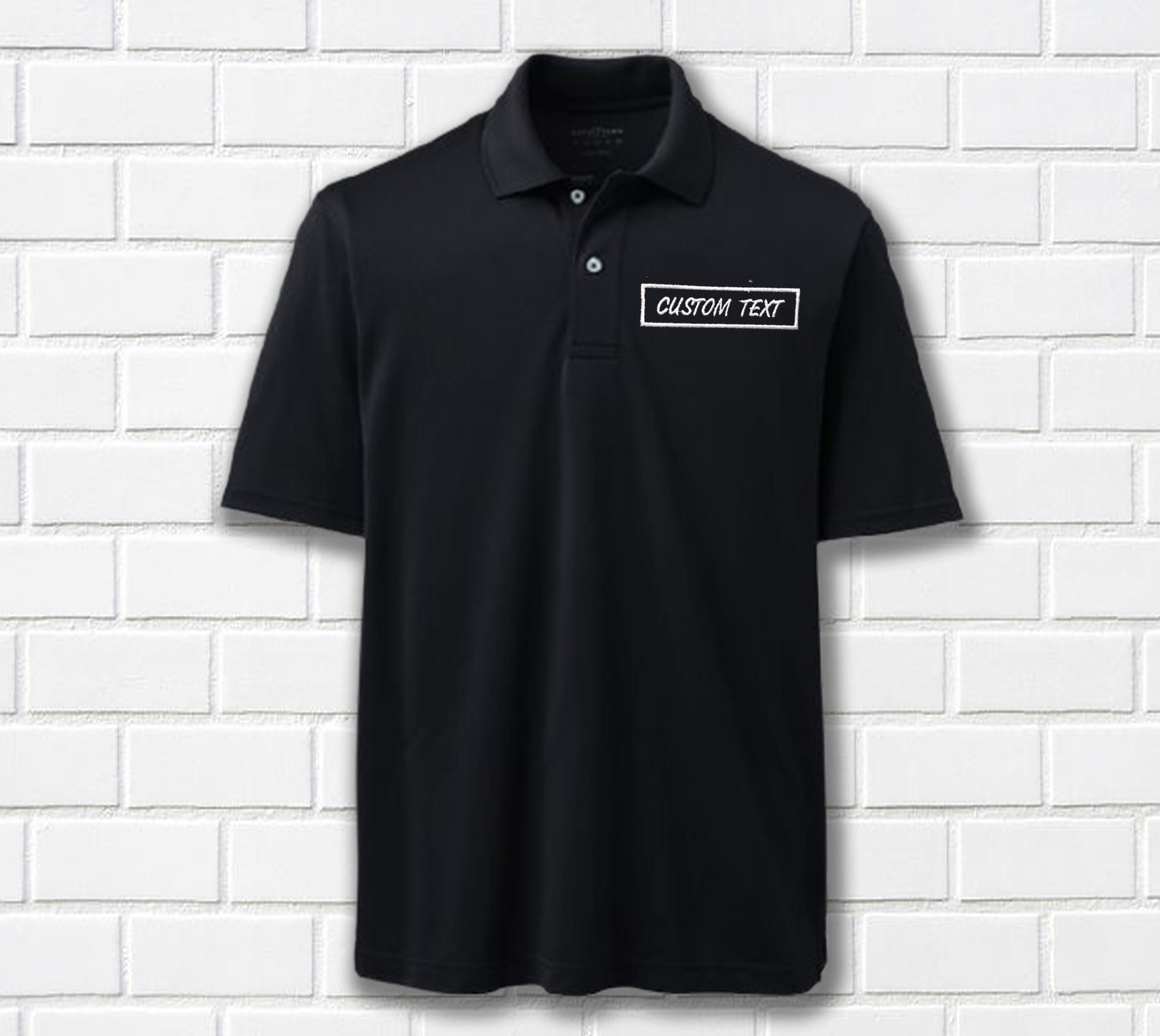 Men's Custom Golf Shirt. Custom Embroidered Polo Etsy