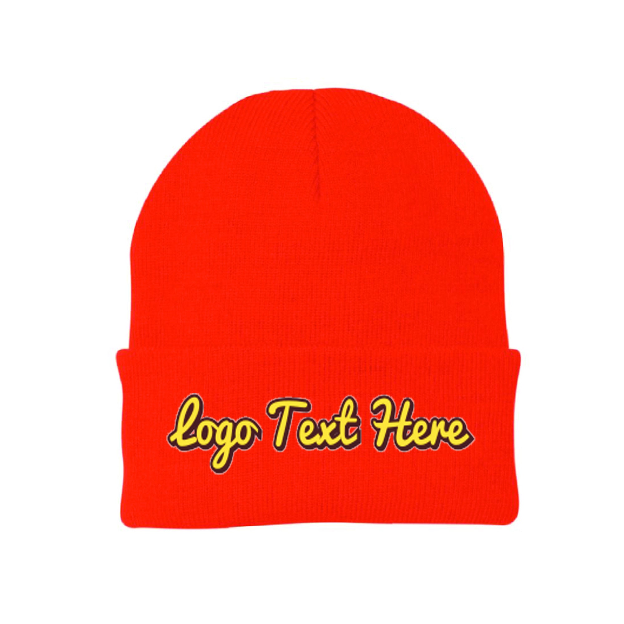 Handmade Custom Logo Beanie Personalized Custom Embroidered Etsy