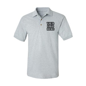 Bestickter Moisture Wicking Cotton Polo - Stickkragen Poloshirt Golf Logo Design Textstich