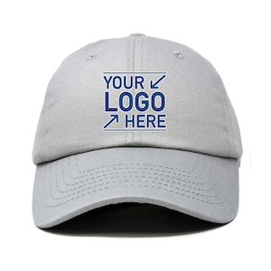 Custom Embroidered Baseball Hat Your Own Text Back of Hat  Hat Dad Hat | Men & Women Dad hat Low Profile Unstructured Personalized