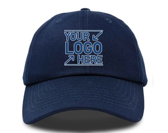 Bestickte Monogramm-Kappe/6-Panel Unstrukturierte Einfarbige Kugelkappe benutzerdefinierte | Dad Hat Unisex Unstrukturiert Unisex Low Profile