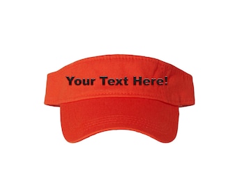 Adjustable Sports Visor with Custom Stitching – Your Design