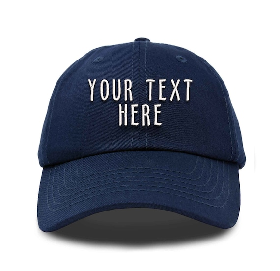Custom Embroidered Hat Polo Style Unisex Adjustable Unstructured