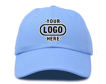 Individuell bestickte unstrukturierte Kappe / Individuelles Logo / Low Profile Dad Cap / Kundenspezifisches Kleid | Dad Hat Unisex Unstrukturiert Unisex Low Profile