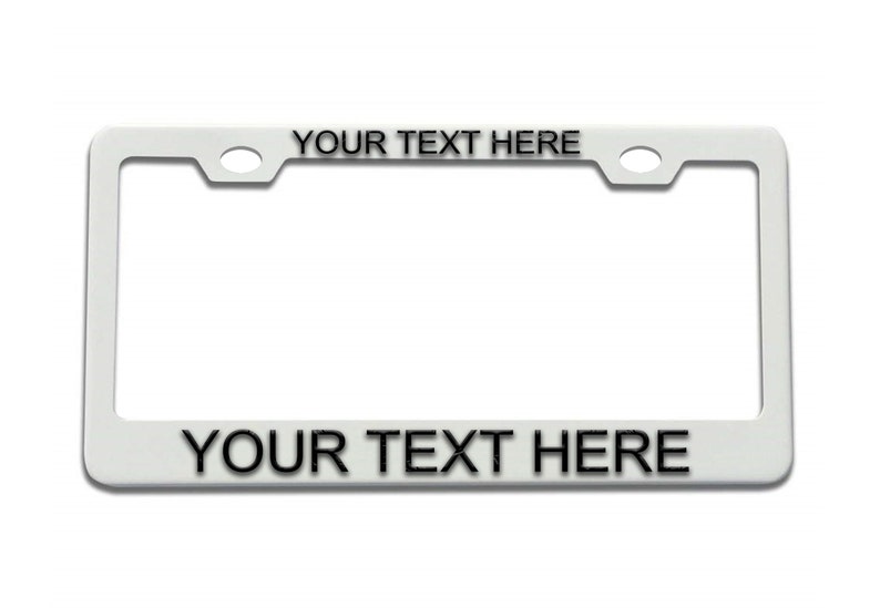 100/% Satisfaction Guaranteed Custom License Plate Frame Heavy Duty Custom License Plate Frame Laser Engraved Stainless Steel Free Shipping