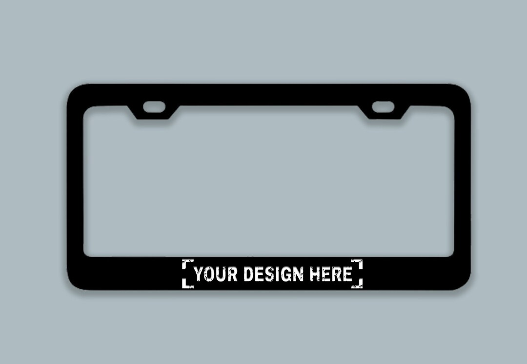 Custom License Plate Frame Personalized License Plate Frames for Cars