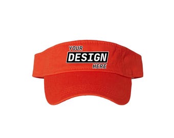 Embroidered Custom Visor for Teams and Coaches