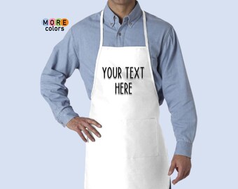 Personalized Apron Embroidered Chef Any Name Design Add a Name, premium quality apron with embroidery, great gift personalized apron