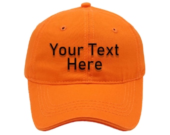 Custom Embroidered Logo Baseball Cap,  Baseball Hat, Dad Hat, Baseball Cap for Men, Baseball Cap for Women